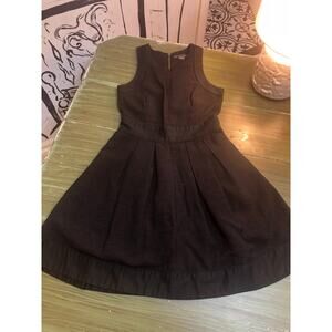 A/X Armani Exchange EUC Black Sleeveless Fit & Flare Dress Size 0